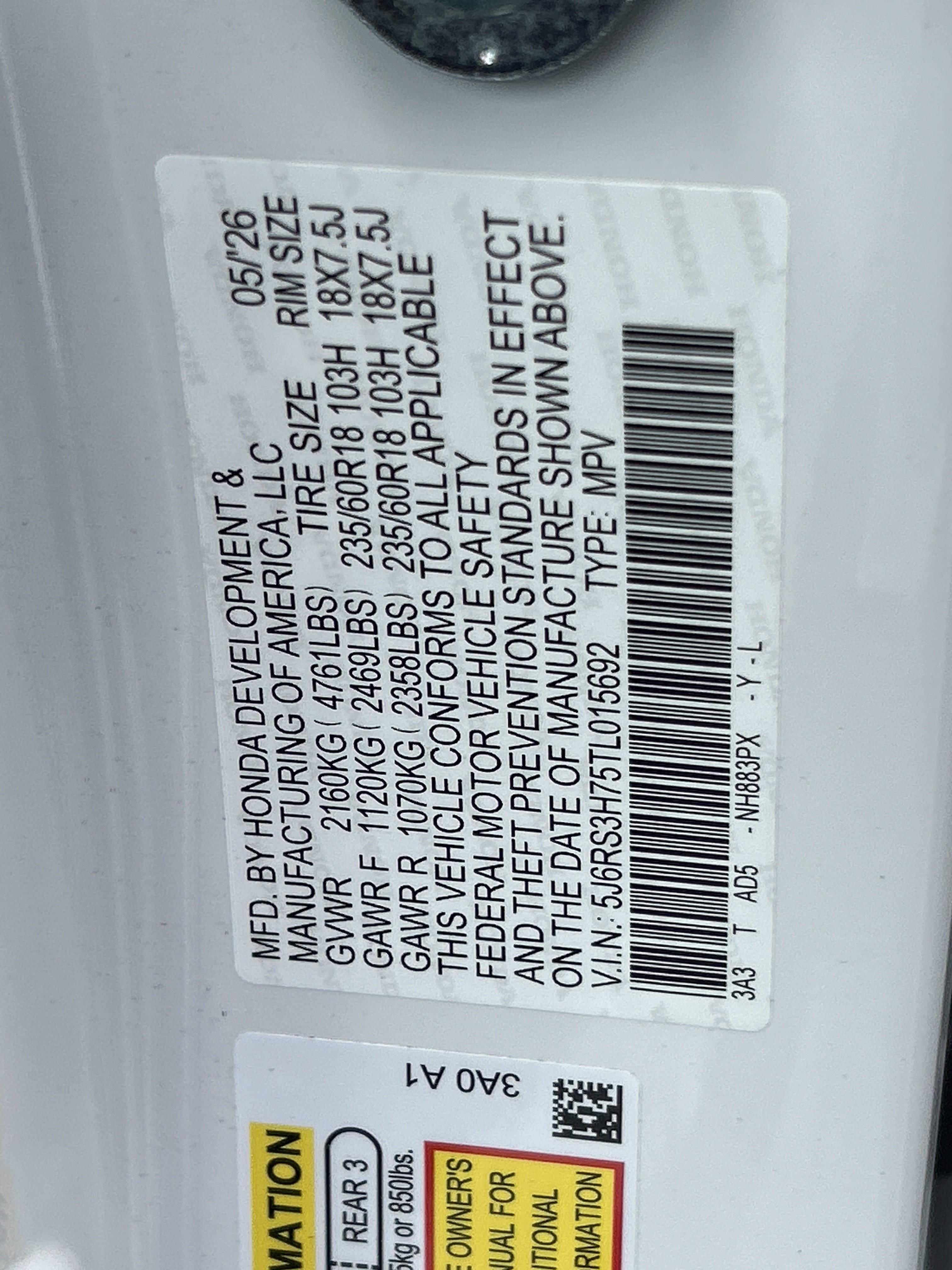 Certified 2026 Honda CR-V EX-L image 36