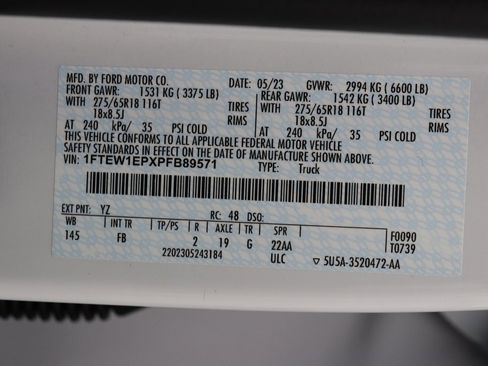 Certified 2023 Ford F150 XLT w/ Equipment Group 302A High image 24