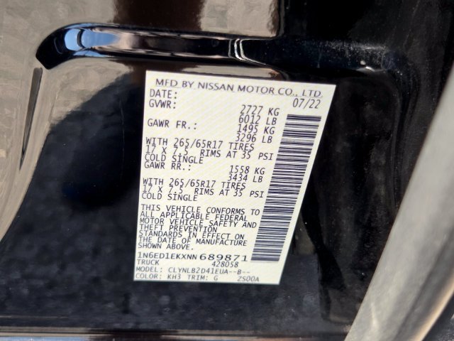Used 2022 Nissan Frontier SV AWD/4WD image 21