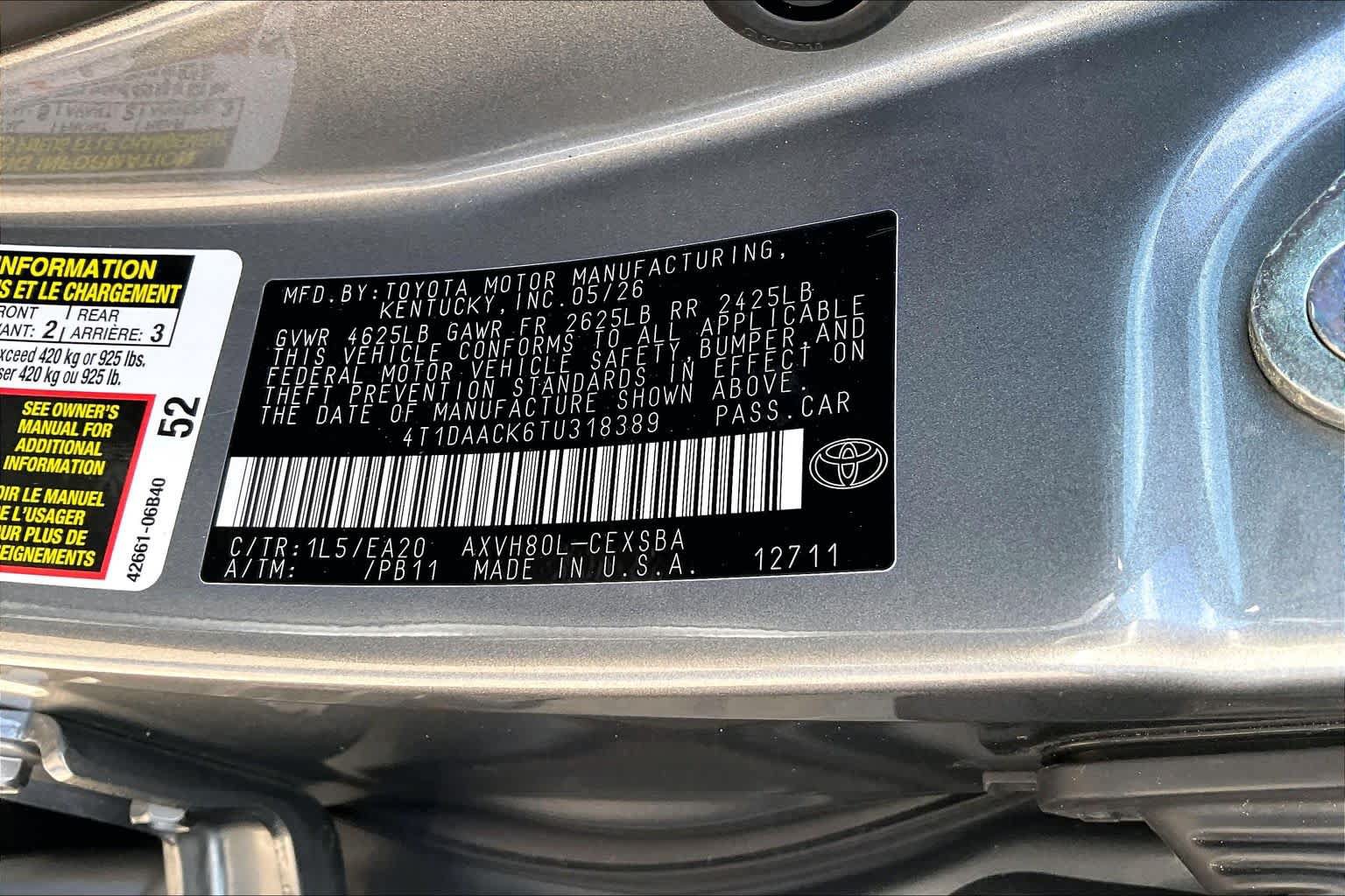 Used 2026 Toyota Camry SE w/ Convenience Package FWD image 33