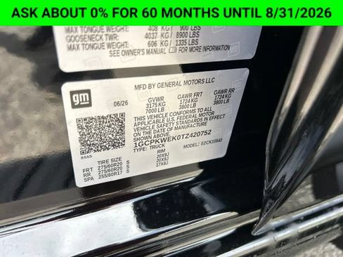 New 2026 Chevrolet Silverado 1500 RST w/ RST Select Package AWD/4WD image 36