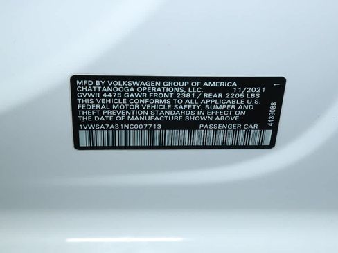 Used 2022 Volkswagen Passat 2.0T SE FWD image 21