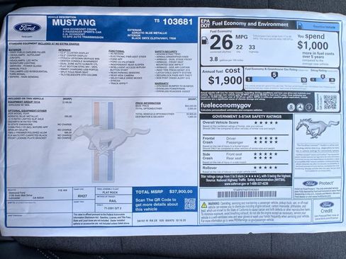 New 2026 Ford Mustang Coupe image 17