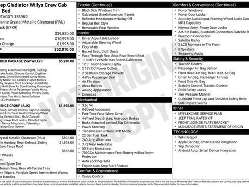Used 2026 Jeep Gladiator Sport AWD/4WD image 20