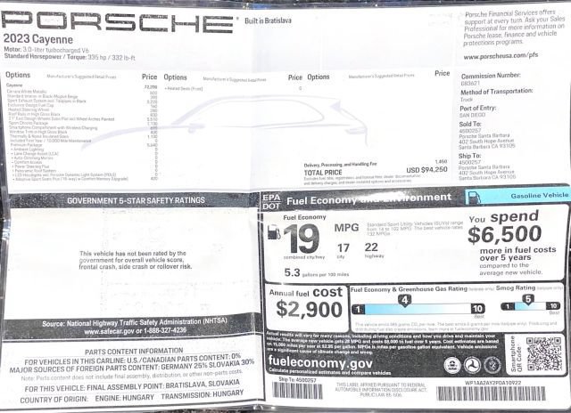 Used 2023 Porsche Cayenne AWD/4WD image 5