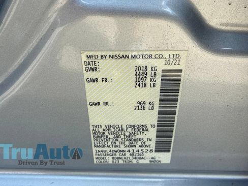 Used 2021 Nissan Altima 2.5 SV w/ SV Premium Package AWD/4WD image 22