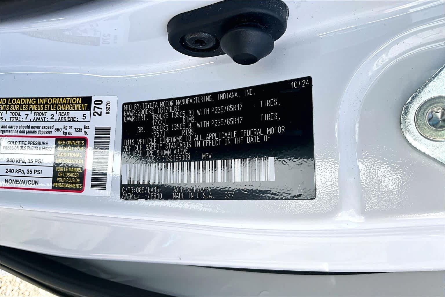 Certified 2025 Toyota Sienna XLE w/ XLE Plus Package AWD/4WD image 36