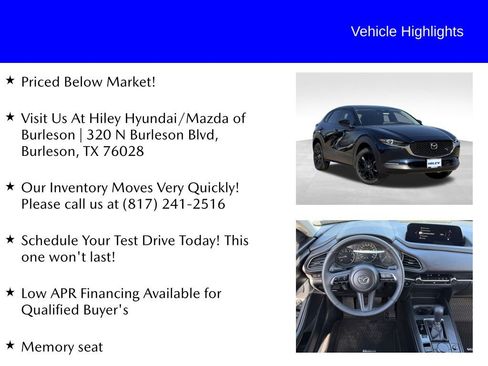 New 2026 MAZDA CX-30 AWD 2.5 S w/ Select Sport Pkg image 9