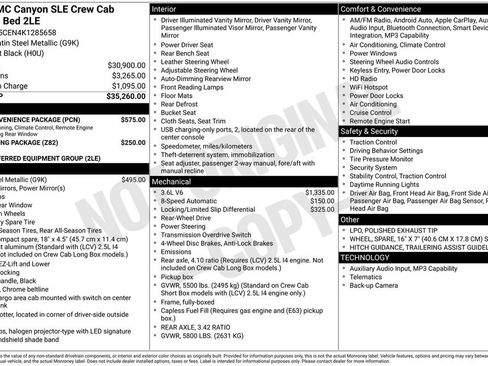 Used 2019 GMC Canyon SLE w/ SLE Convenience Package image 7