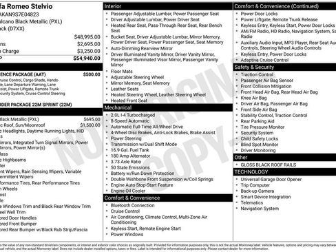 New 2025 Alfa Romeo Stelvio Sprint w/ Convenience Package image 31