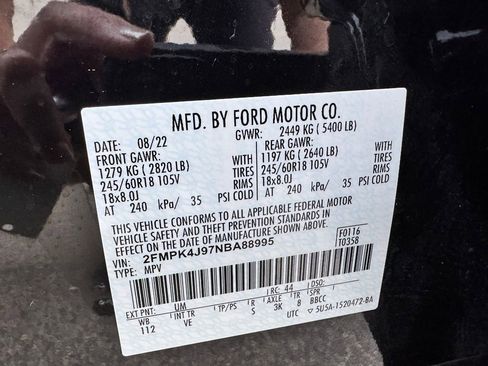 Certified 2022 Ford Edge SEL w/ Convenience Package AWD/4WD image 46