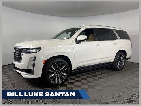 Used 2021 Cadillac Escalade Premium Luxury w/ Driver Assist Tech Package RWD image 1