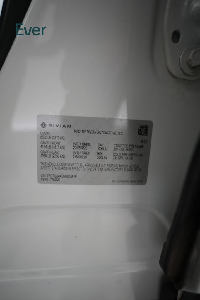 Used 2022 Rivian R1T Adventure AWD/4WD image 27