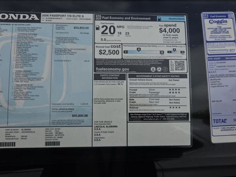New 2026 Honda Passport TrailSport Elite image 20