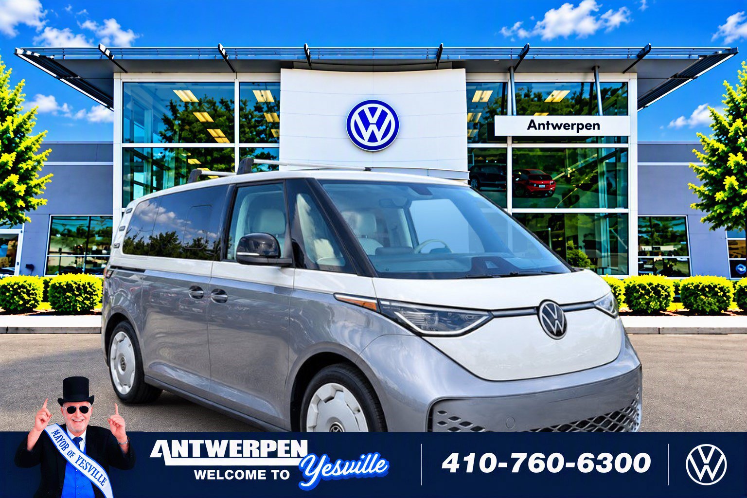 Used 2025 Volkswagen ID. Buzz 1st Edition AWD/4WD image 1