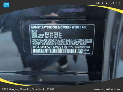 Used 2019 BMW 530i image 35