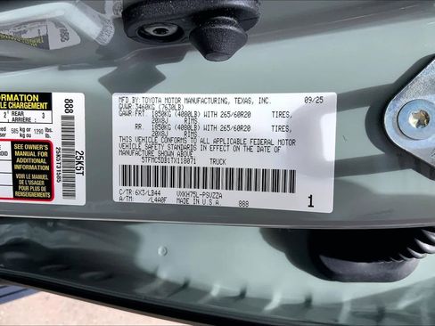 Used 2026 Toyota Tundra 1794 Edition AWD/4WD image 35