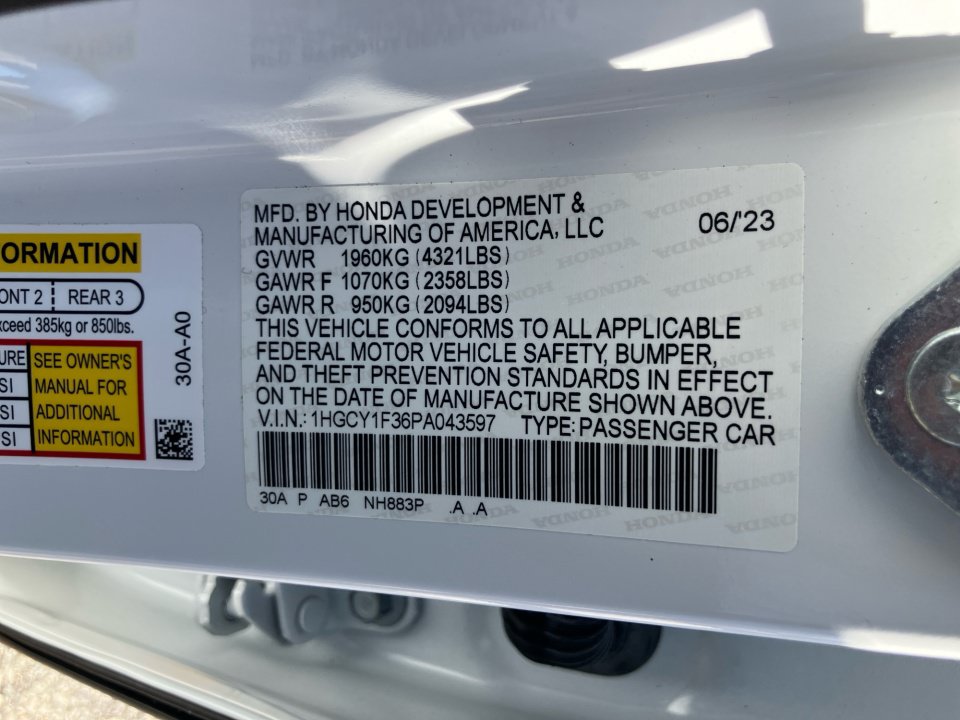 Certified 2023 Honda Accord EX image 39