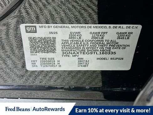 New 2026 Chevrolet Equinox RS w/ Convenience Package III image 21