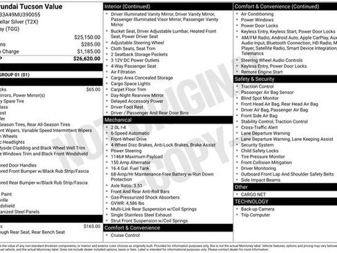 Used 2021 Hyundai Tucson Value image 29