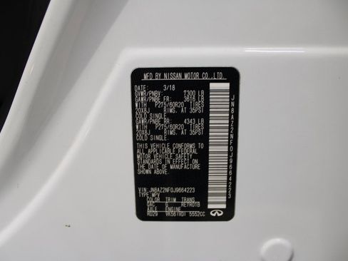 Used 2018 INFINITI QX80 2WD w/ Driver Assistance Package image 32