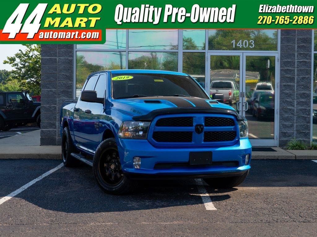 Used 2019 RAM 1500 Express w/ Hydro Blue Sport Package AWD/4WD image 1