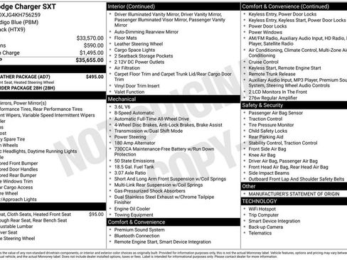 Used 2019 Dodge Charger SXT w/ Cold Weather Package image 2
