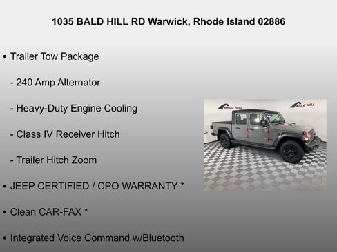 Certified 2022 Jeep Gladiator Sport w/ Trailer Tow Package image 6