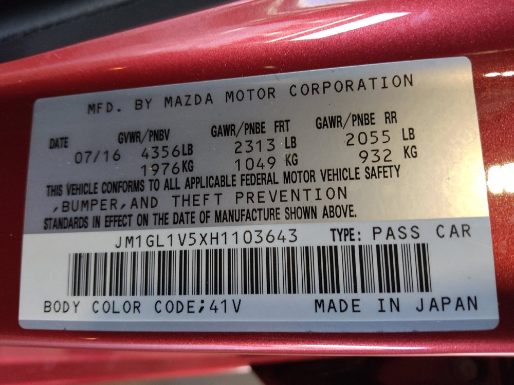 Used 2017 MAZDA MAZDA6 Touring w/ Touring Premium Package FWD image 33