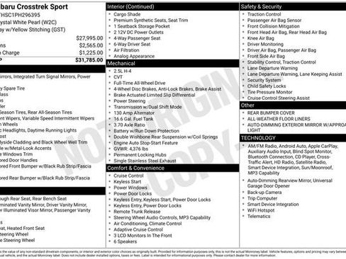 Certified 2023 Subaru Crosstrek 2.5i Sport image 34