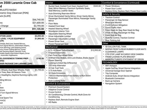 Used 2026 RAM 3500 Laramie w/ Night Edition AWD/4WD image 18