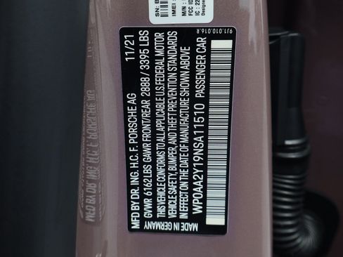 Certified 2022 Porsche Taycan RWD image 26