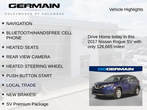 Used 2017 Nissan Rogue SV w/ SV Premium Package AWD/4WD image 6