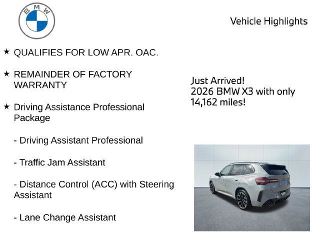 Used 2026 BMW X3 M50 AWD/4WD image 9