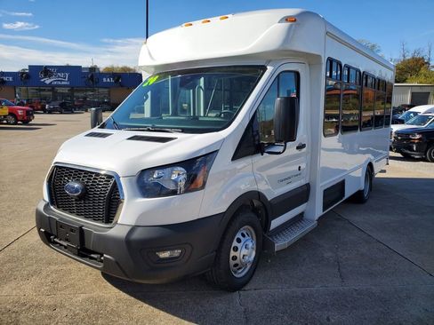 Used 2024 Ford Transit 350 Low Roof DRW w/ Shuttle Bus Prep Package image 2