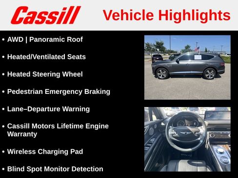 Used 2023 Genesis GV80 3.5T w/ Advanced Package AWD/4WD image 7