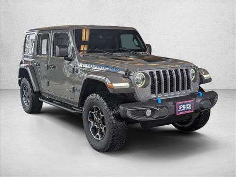 Used 2022 Jeep Wrangler Unlimited Rubicon 4xe w/ Cold Weather Group image 3