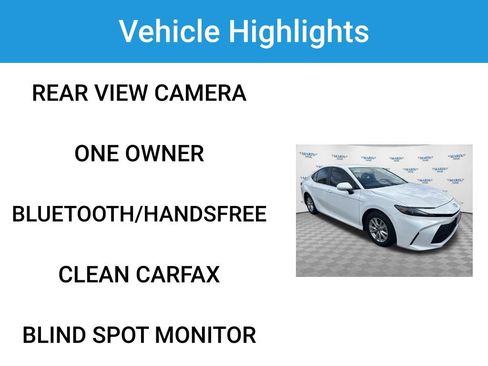 Used 2025 Toyota Camry LE w/ Convenience Package FWD image 5