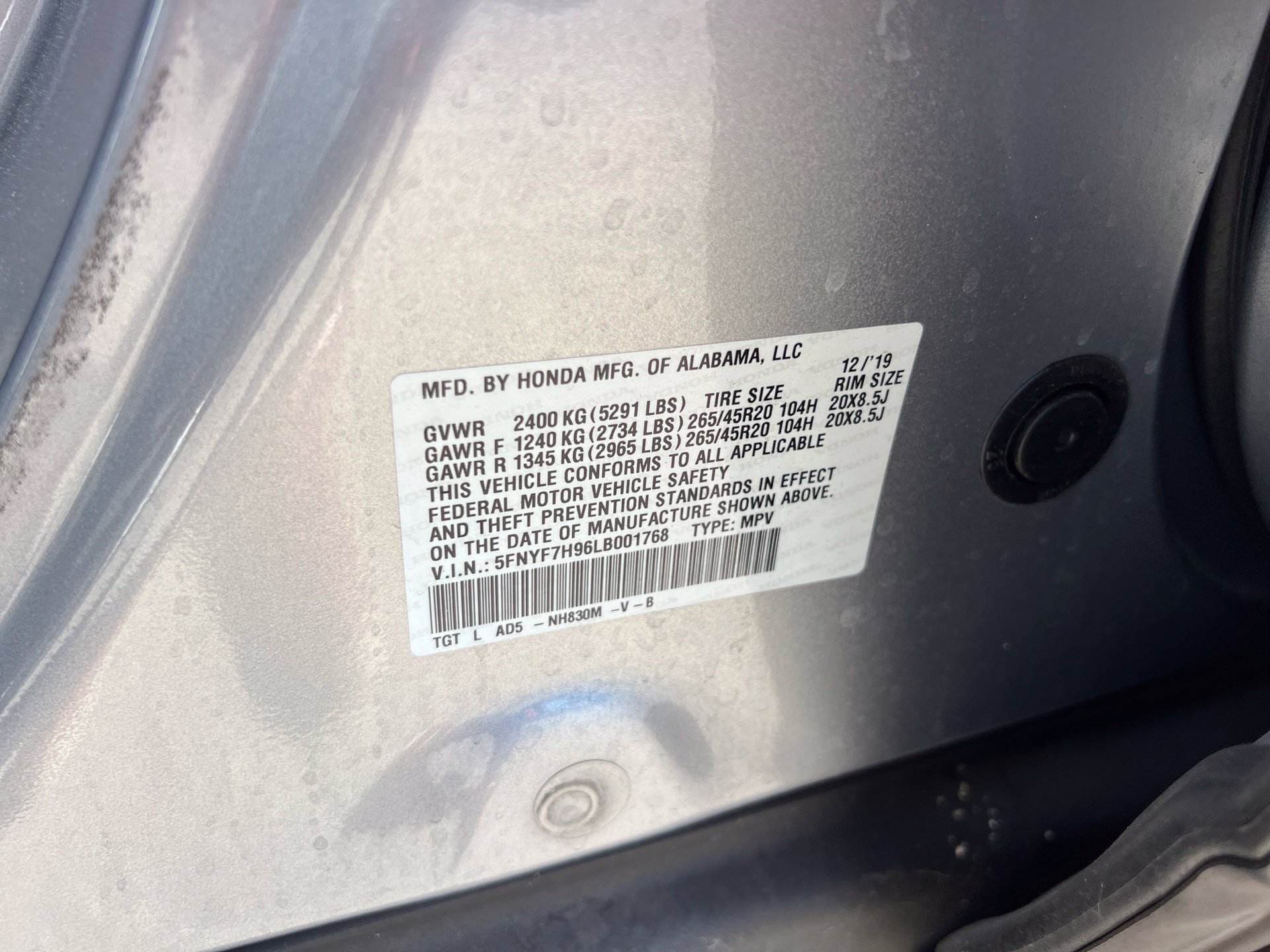 Used 2020 Honda Passport Touring image 31