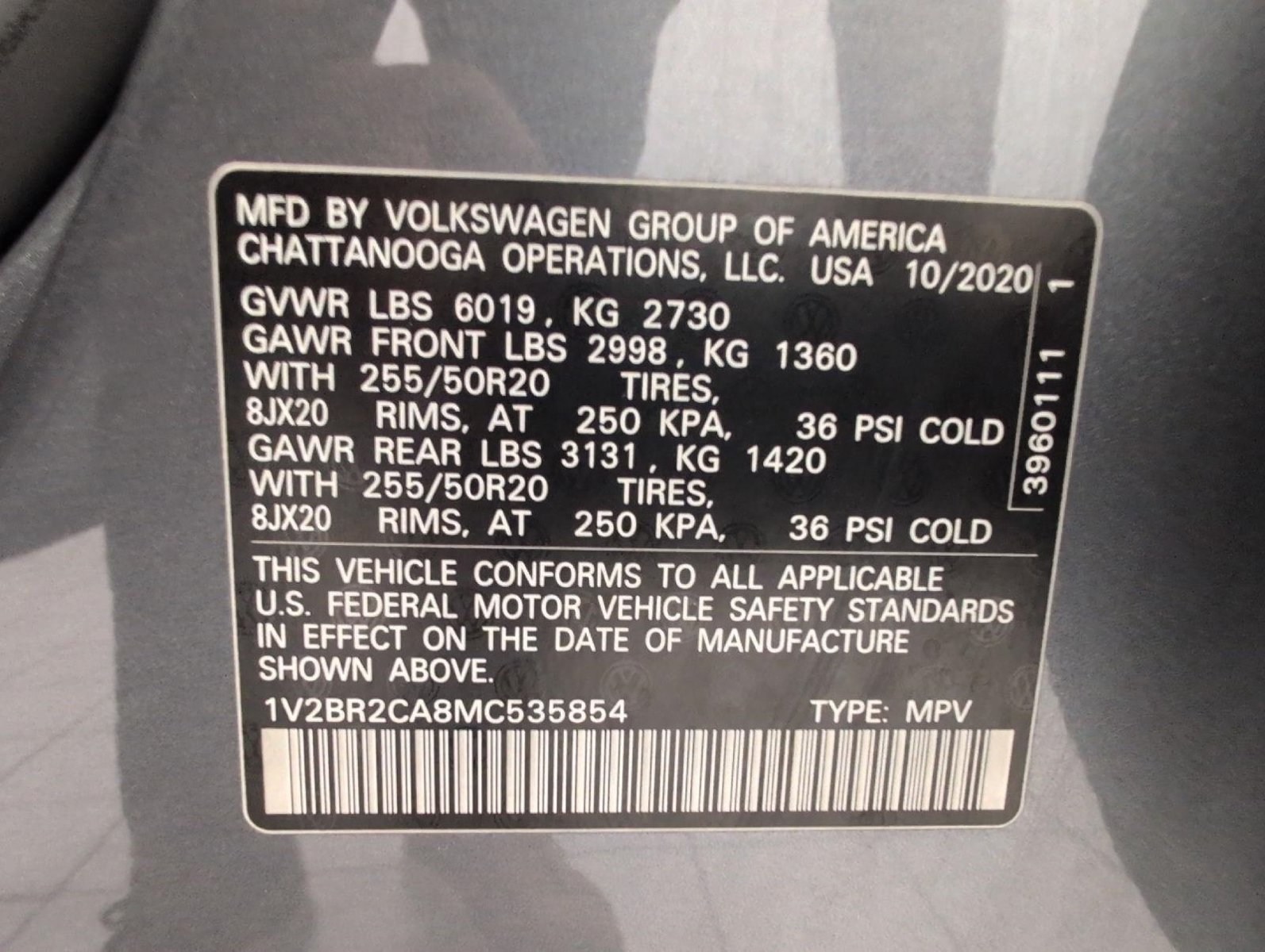 Used 2021 Volkswagen Atlas SEL AWD/4WD image 29
