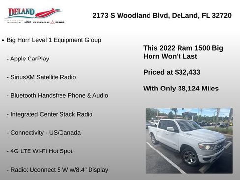 Used 2022 RAM 1500 Big Horn AWD/4WD image 14