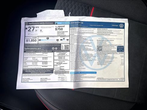 New 2026 Volkswagen GTI SE FWD image 14