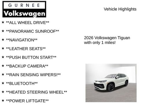 New 2026 Volkswagen Tiguan SEL R-Line image 7