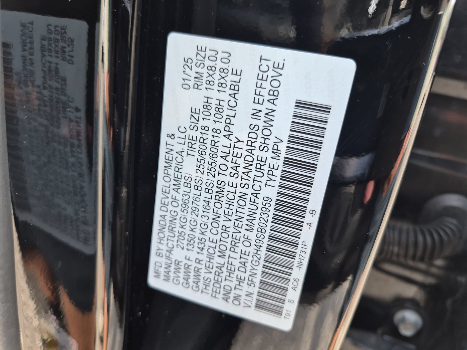 Used 2025 Honda Pilot EX-L image 22