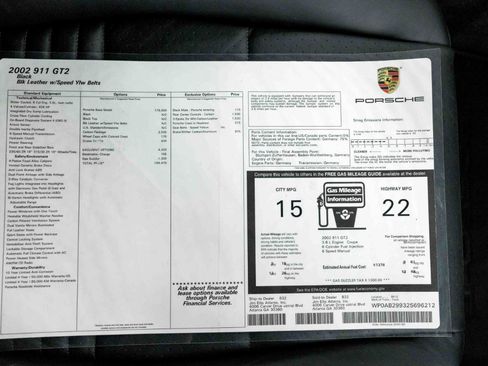 Used 2002 Porsche 911 GT2 RWD image 72