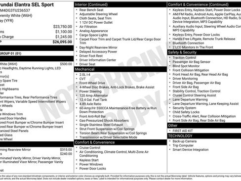New 2026 Hyundai Elantra Sport FWD image 21