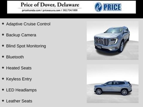 Used 2024 GMC Acadia Denali w/ Super Cruise Package AWD/4WD image 2