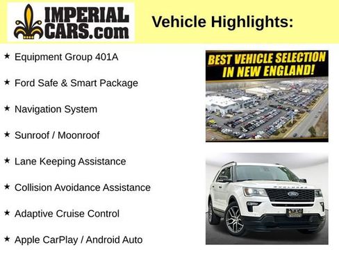 Used 2018 Ford Explorer Sport w/ Equipment Group 401A AWD/4WD image 8