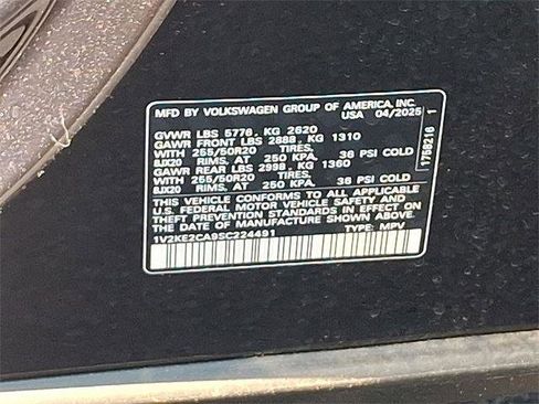 New 2025 Volkswagen Atlas Cross Sport SE image 22