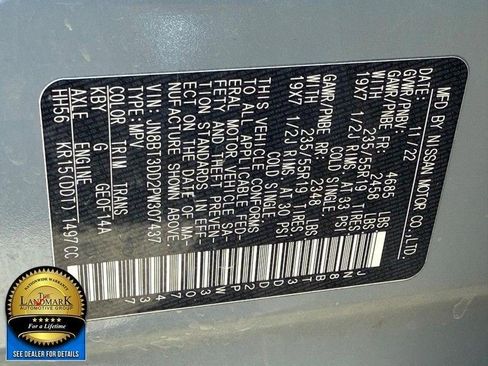 Used 2023 Nissan Rogue Platinum w/ Platinum Premium Package image 23